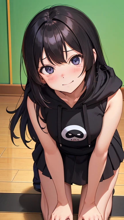 (masutepiece, Best Quality:1.2), (Looking at Viewer), (Wavy Hair:0.8),
1girl in, (Upper body:0.85), (Black theme:1.2), {Indoors|Outdoors}, Dark eyes, Dark hair,
{Medium Hair}, Larger hoodie, (tight miniskirt:1.2),
({Happy face|peaceful face|Shy face|Curious face}),(Pose on all fours)(NSFW)(backshots)(red blush)(Expression of desire)、Best Shots、winning artwork