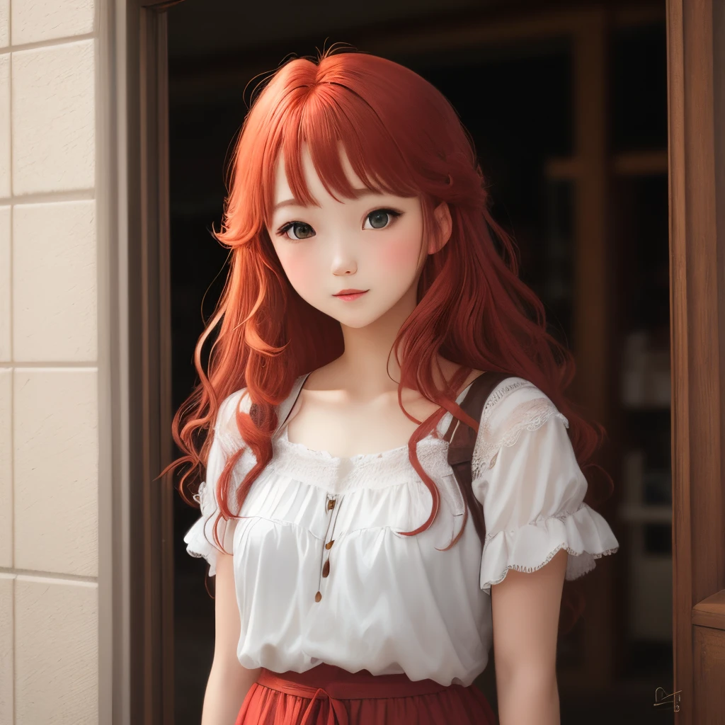 Red-haired girl