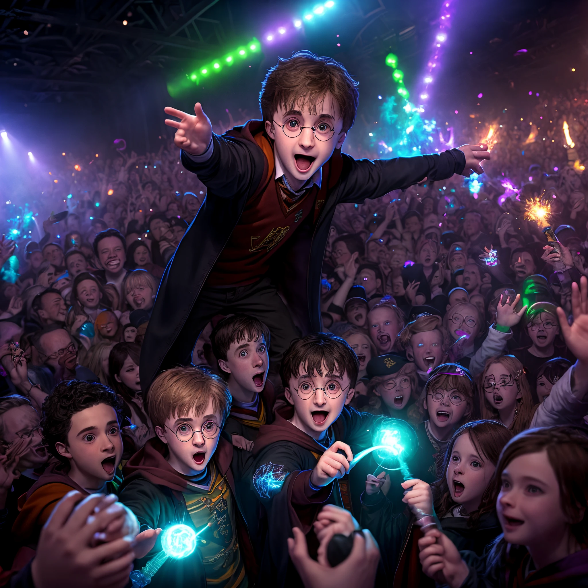 harry potter at a rave