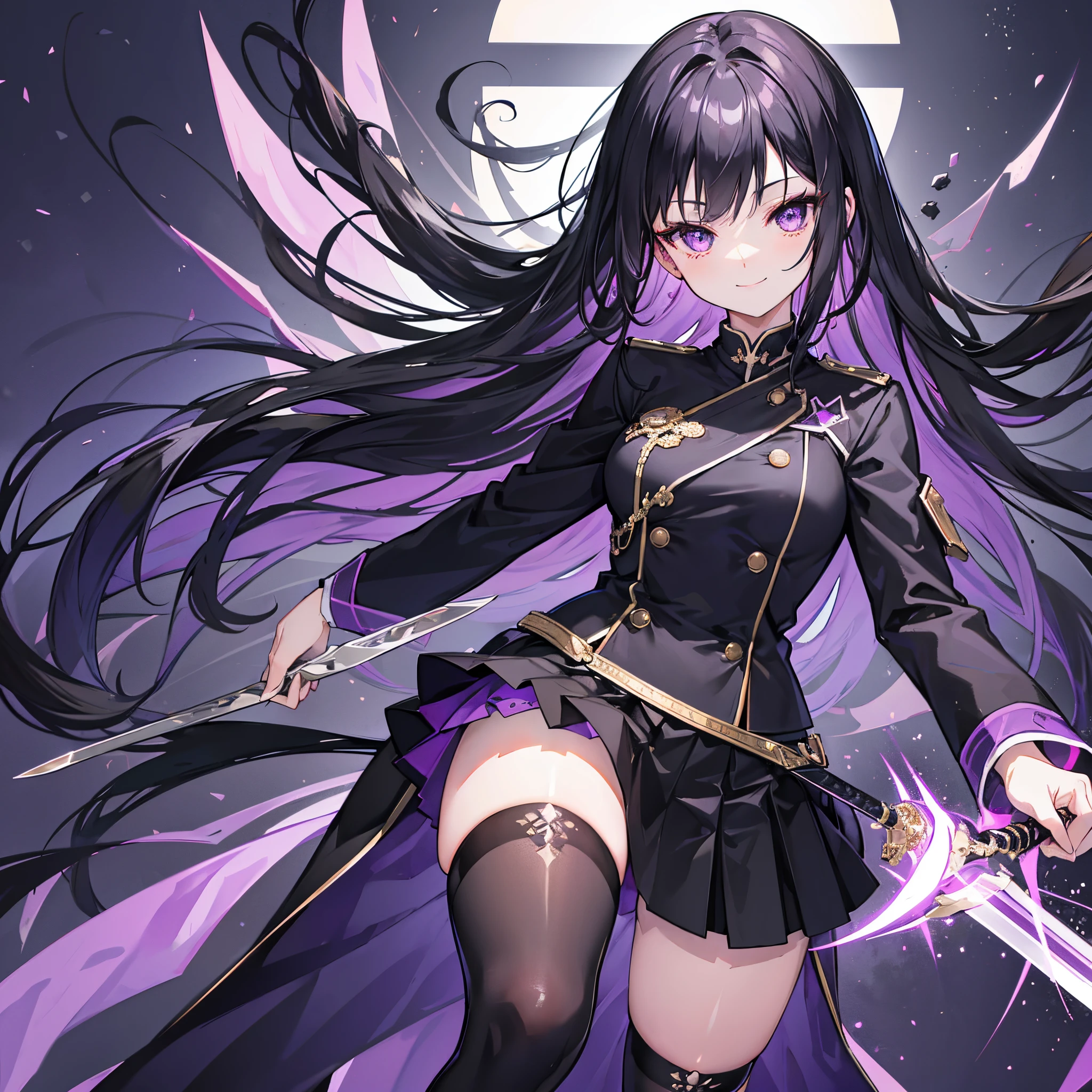 anime girl with long black hair, anime girl wearing a japanese black dress, goth girl, female anime character, noire, inspired by Jin Homura, noire photo, style of madhouse anime, gothic maiden anime girl, dark smile, wednesday, twin tails hair