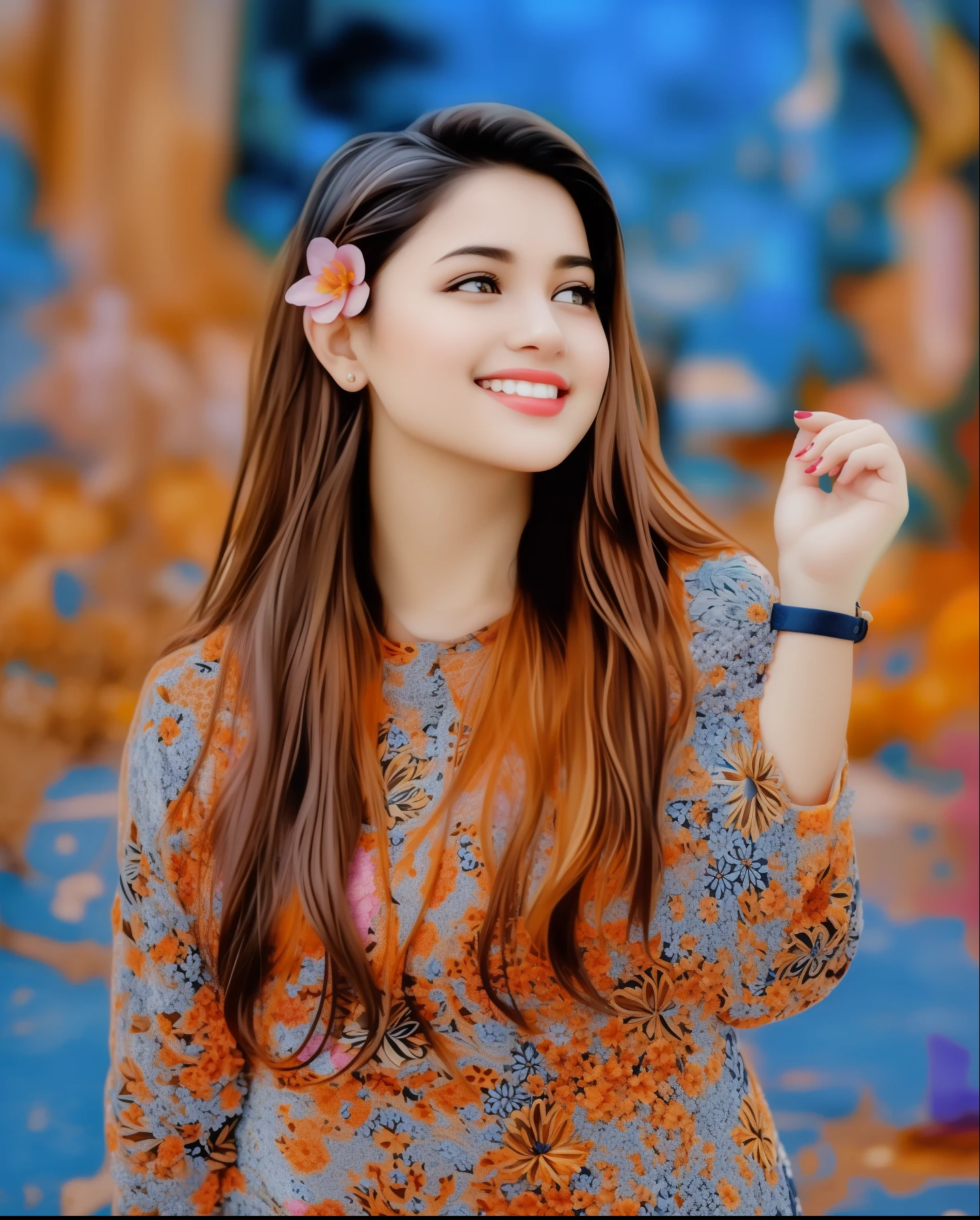 a close up of a woman with a flower in her hair, cute beautiful, very beautiful girl, beautiful cute, cute woman, attractive girl, beautiful girl model, beautiful model girl, beautiful young girl, very extremely beautiful, a cute young woman, beautiful and smiling, cute young woman, beautiful pretty young, beautiful model, a beautiful young woman, cute girl