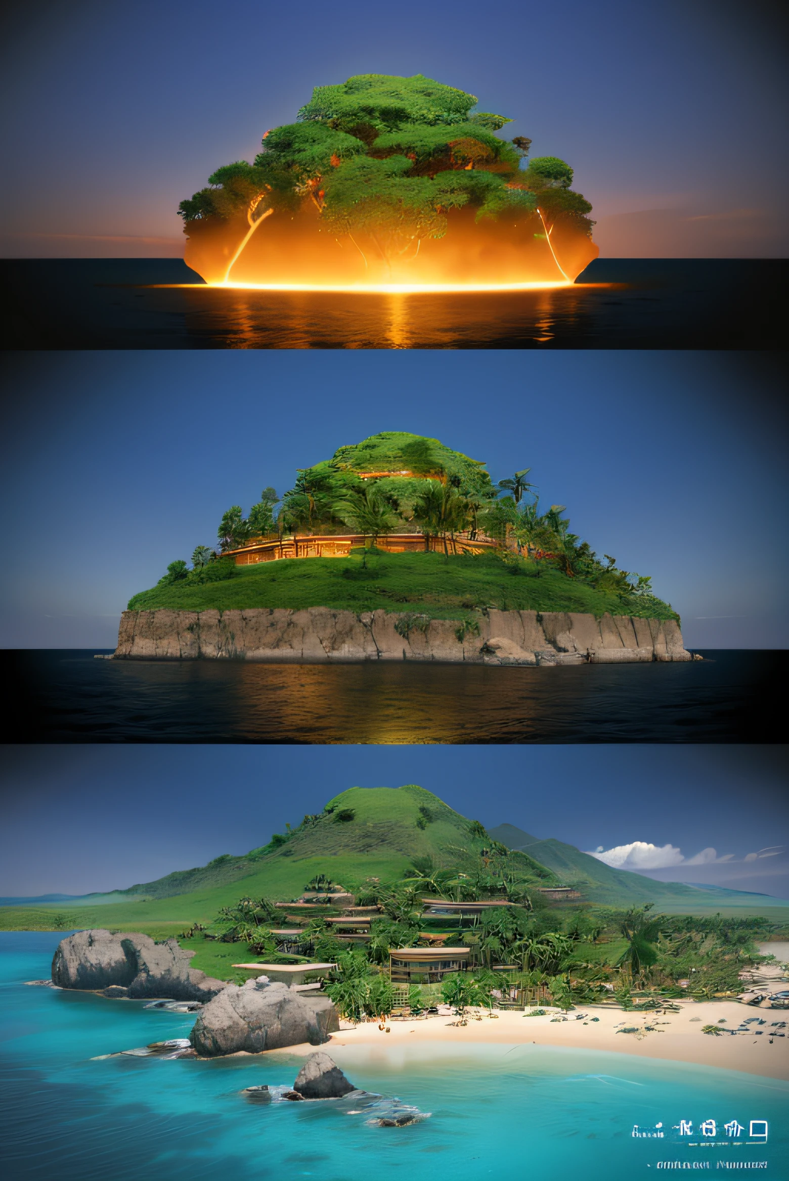 ancient island concept art