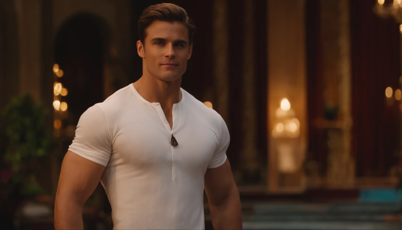 handsome young adult man,musculous,The background is clear
