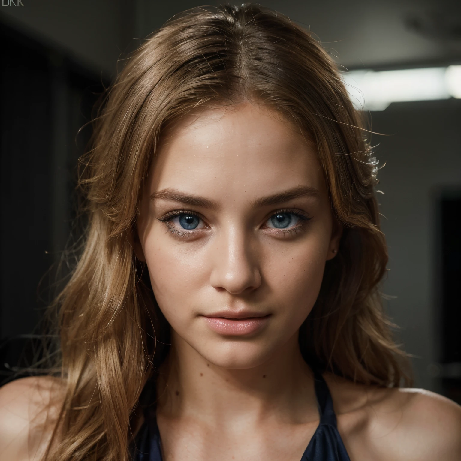 The prompt for Stable Diffusion is as follows: 23 years old American model, blonde, blue eyes, full hair, 1.65 cm tall, model in Blue dress, beautiful detailed eyes, beautiful detailed lips, extremely detailed eyes and face, long eyelashes, (best quality,4k,8k,highres,masterpiece:1.2), ultra-detailed, (realistic,photorealistic,photo-realistic:1.37), HDR, UHD, studio lighting, ultra-fine painting, sharp focus, physically-based rendering, extreme detail description, professional, vivid colors, bokeh, ,while working in the office, happy. Please make sure to include all the details mentioned above in a single prompt, without adding any prefix or explanation. It should be noted that this is an image taken from a distance.