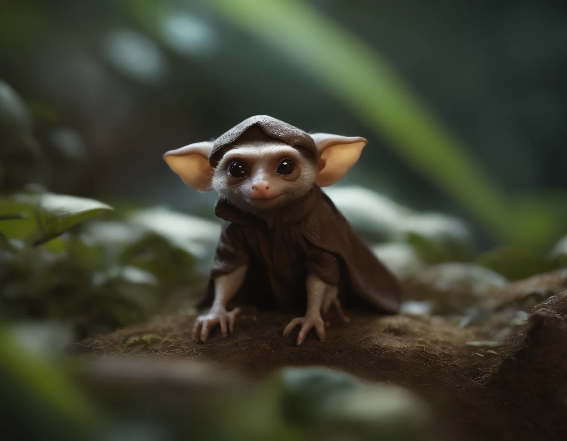 In the cave，Small male goblins are mole-like with large ears and an elongated snout., , 真实感, Realism, Close up of cute tiny fireflies around a huge oak tree, in the foreground collects bells, the buds glow, illuminate the bush, a detailed painting, cgsociety, Detailed painting, artstation hd, high detail, cgsociety, photo realism, Concept art, artstation hd, official arts, bokeh ,(CBZBB:1.25),trending artstation, Digital Art, Detailed, Realistic, humanoid, character, tiny, Cinematic shot, cinematic portrait of a mole ,gremlin, mole-like, bright silver and brown, short tail, large ears, covered with silver fur, Dressed, in a brown rag raincoat, collects glowing mushrooms, Best Quality, Masterpiece, in style of dark fantasy art, gremlin, mole-like, dark fantasy style, Fairytale style, fantasy style.      ,真实感, Realism, Cute alien creatures，Tiny creatures, (CBZBB:1.25), ((gremlin),Zhkute, Small, baby, Beautiful, Fantasy art, deviant art, trending artstation, Digital Art, Detailed, Realistic, humanoid, character, tiny, Cinematic shot, cinematic portrait of a mole gremlin, cute character, looks like a gremlin, large ears, elongated nose,,, five toes, huge acorn in paws, 真实感, Realism, tmasterpiece, Brad Jongsan walks in the jungle (Night of the Fireflies), (higly detailed: 1 1), rough face, natural skin, hiquality, NSFW, pretty eyes, (Detailed face and eyes), (s face: 1 2), tumult, Complementary, real-photo, .......PSD, Lightweight Film Photography, sharp-focus, contrast lighting, Detail Skin, high resolution 8k, Crazy detailing, Realistic, professional photo of a, 8K UHD, dslr, soft light, hiquality, film grains, Fujifilm XT3.