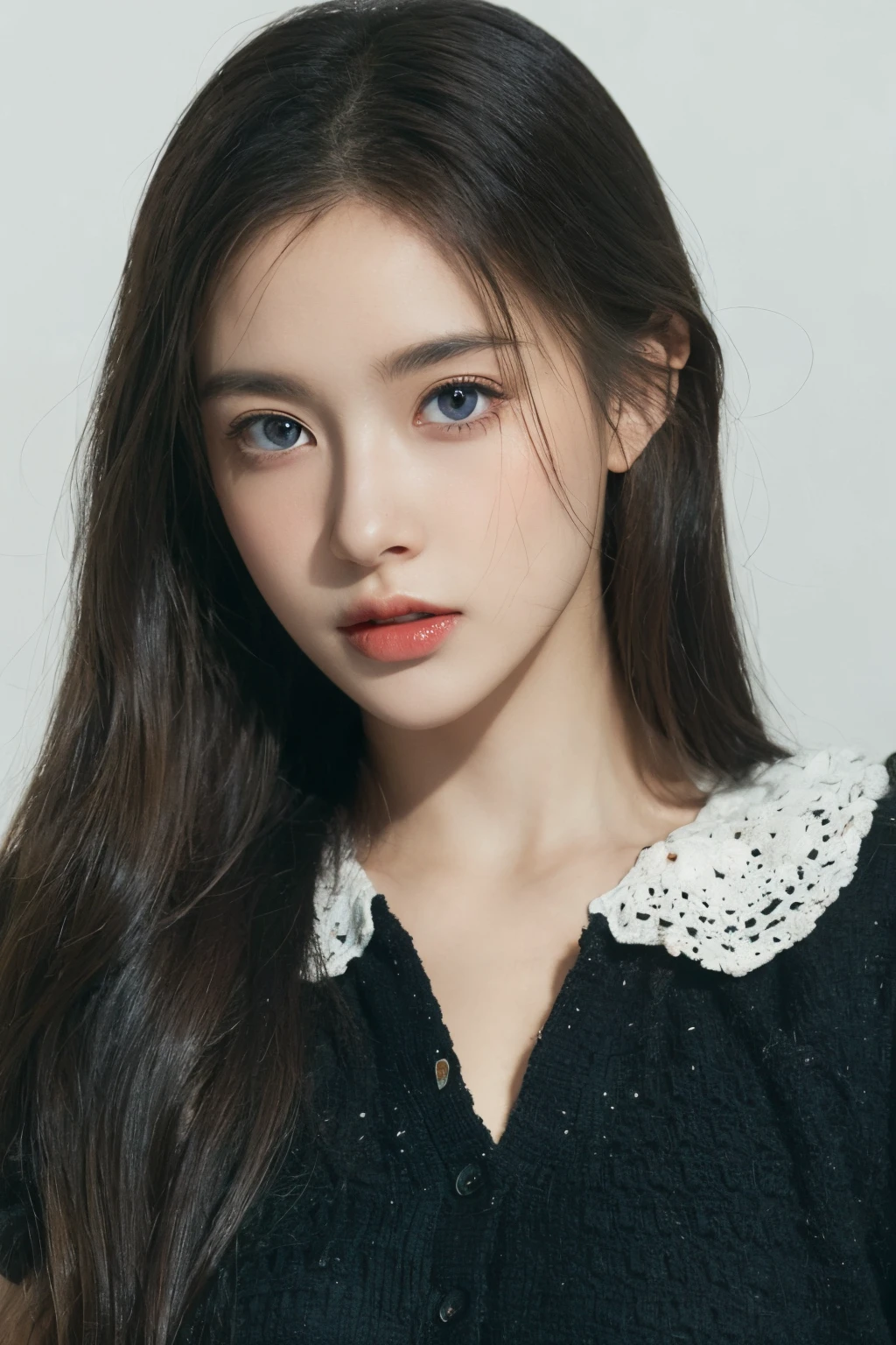 1girl, preety, beautiful, purple eyes