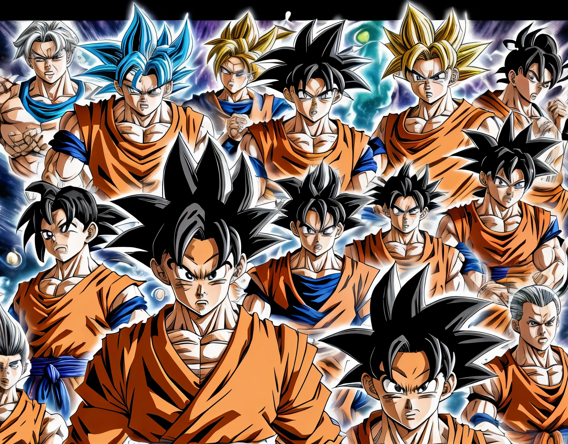 Son goku alle formen
