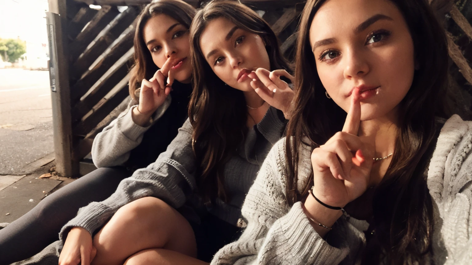 a spotted man putting his (ultra detailed penis) in the mouth of , Bruna Marquezine 13 years old, ultra realistic image close to reality, (brazilian actress bruna marquezine), wearing lingerie with heart print, breasts small
