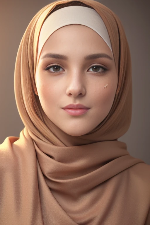 beautiful, 1/2 body, open mouth:0.4, teeth, (ultra sharp:1.5), 32k, unreal engine, modelling, best quality, highres, (realistic face:1.9), (hyperrealistic:1.5), perfect eyes, (realistic skin:1.8), photorealistic rendering, cinematic lighting, (((perfect hands))), (extremely detailed background), ((dynamic background)), ((brown blonde gradient straight hair)), ((in a long big hijab)), (((wearing hijab))), very beautiful detailed girl, detailed fingers, beautiful detailed nose, light on face, look at viewer, cute, young, realistic face, realistic body, beautiful detailed thigh, bold makeups, lipstick, dynamic pose, ((very beautiful face:1.9))