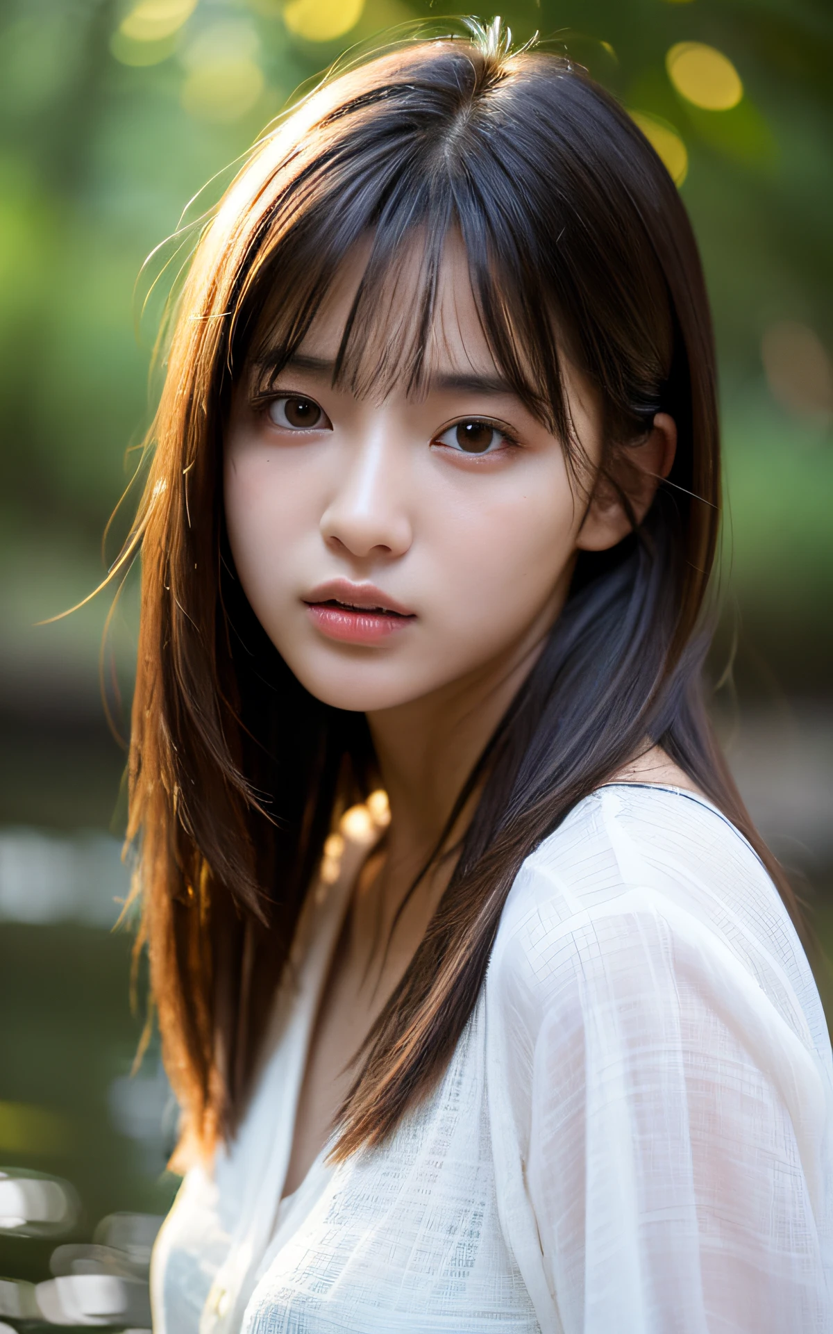 highest quality，masterpiece，ultra high resolution，（realistic：1.4），（Turn off portraits）RAW photo，1 girl，Female student，masterpiece，realistic pictures，japanese pictures，fujifilm negative，low saturation，low contrast，Pocari Sweat Advertisement（（small breasts））
