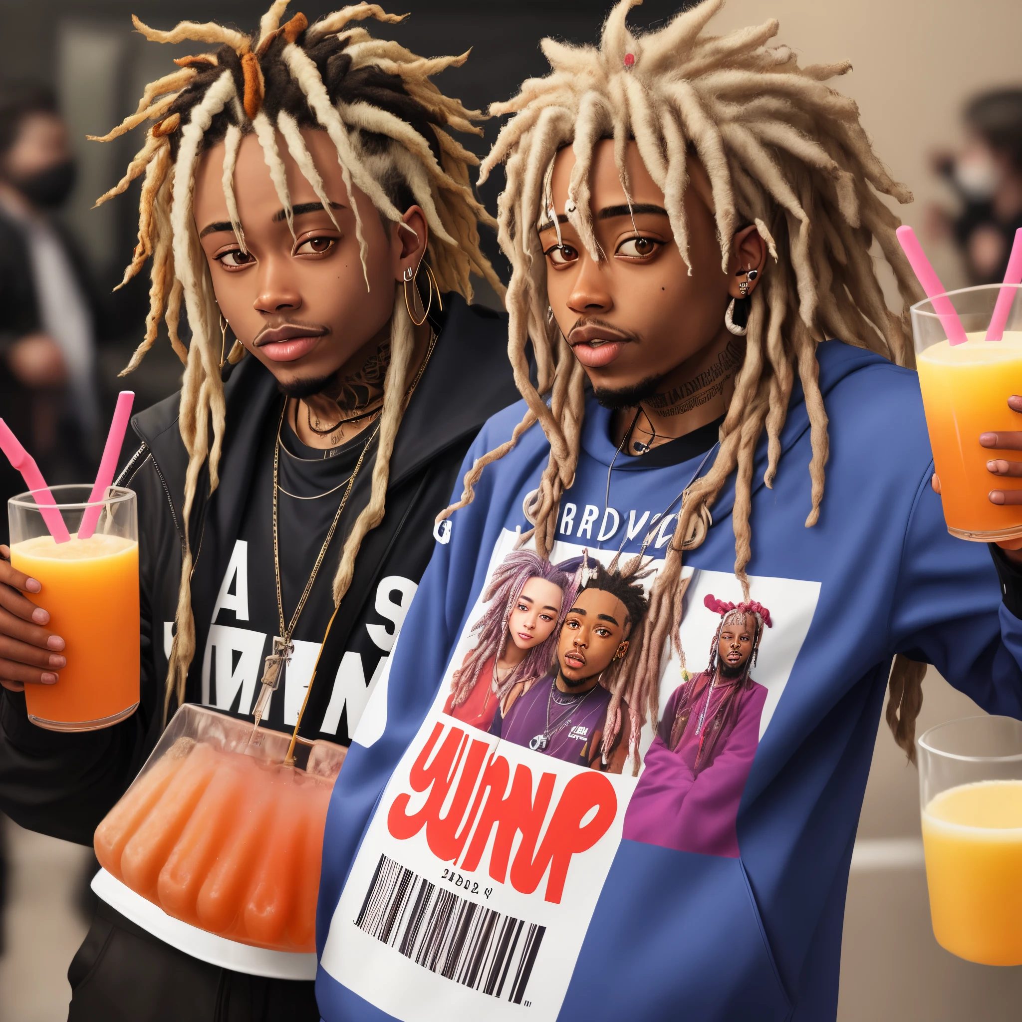 Juice WRLD dreads in 2024