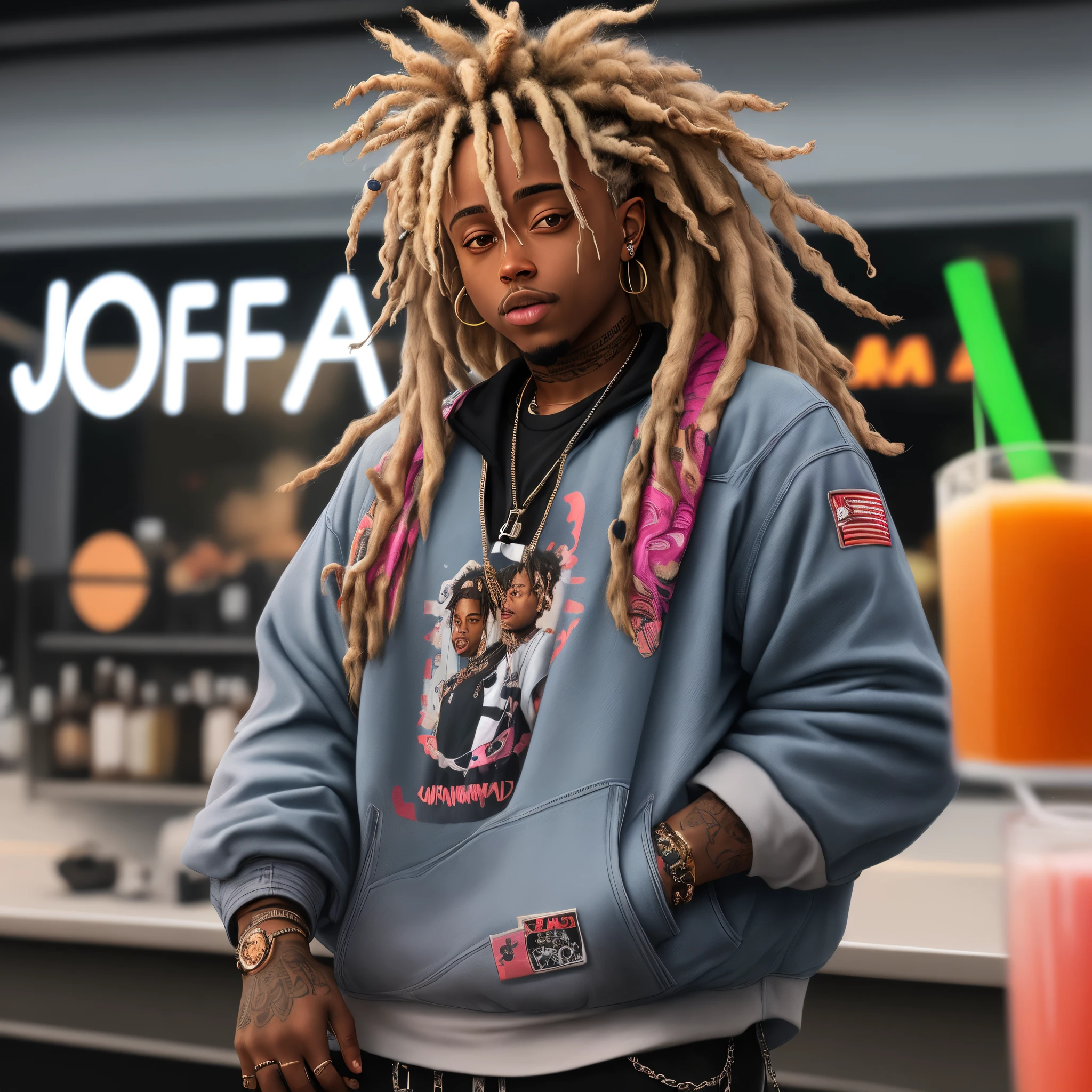 Juice WRLD dreads in 2024