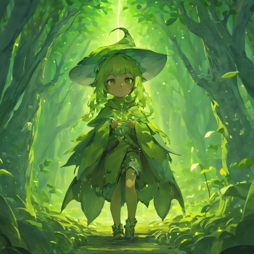In the cave，Small male goblins similar to a mole, large ears, elongated nose, wear a leather vest with a hood, 真实感, Realism, Close up of cute tiny fireflies around a huge oak tree, collects drops of dew in a bell bud, Flowers, the buds glow, illuminate the bush, a detailed painting, cgsociety, Detailed painting, artstation hd, high detail, cgsociety, photo realism, Concept art, artstation hd, official arts, bokeh ,(CBZBB:1.25), dark fantasy style, hobbit style, John Tolkien style, fairy tale fantasy style,