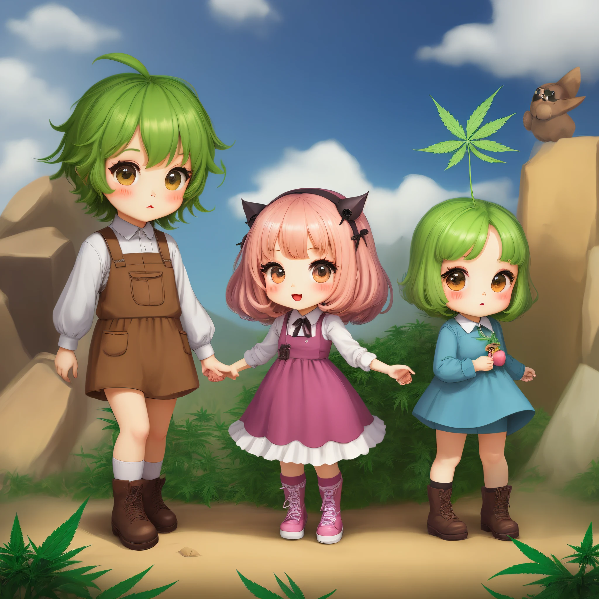 cannabis chibi