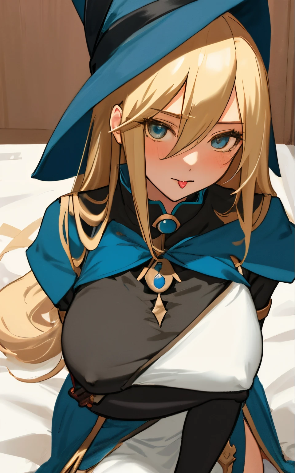 Black Magician Girl, 遊☆戯☆王の黒魔術師の少女, beautiful dark magician girl,Colossal ,, Realistic Girl, ( Highly detailed illustration with blonde hair ), female mage!,Gripping the , cum chest,cum on ial,cum shots,ring a collar,Slave-like,licking,on the beds,Nasty,want dick,