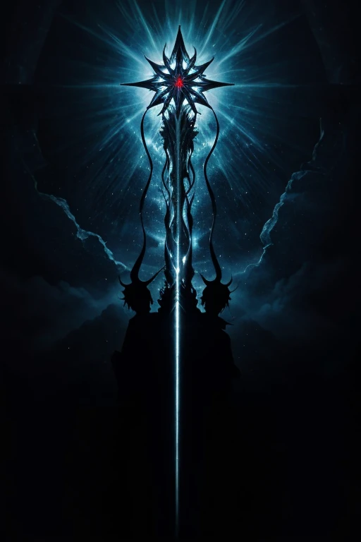 Magical staff, dark, evil, chaotic