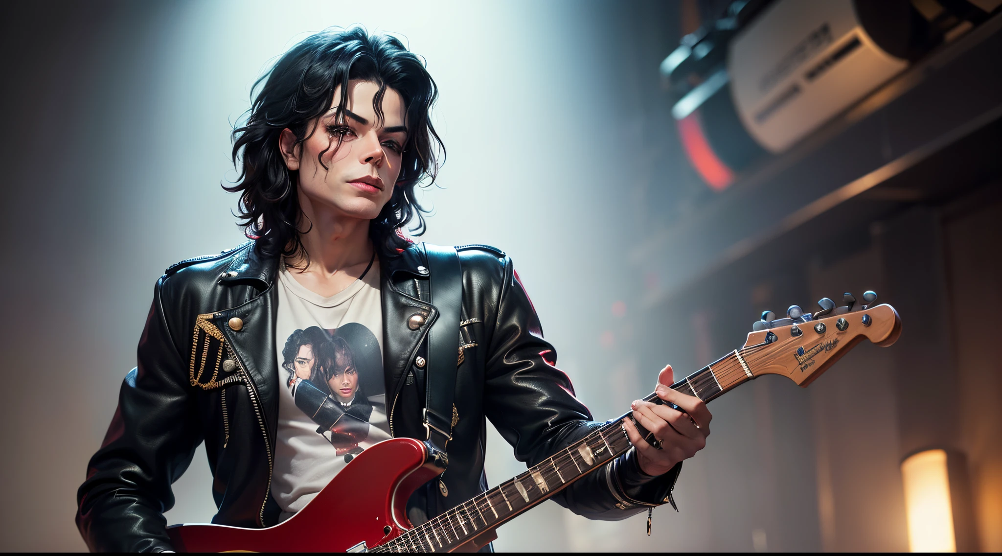 Michael Jackson in a 4pf chain