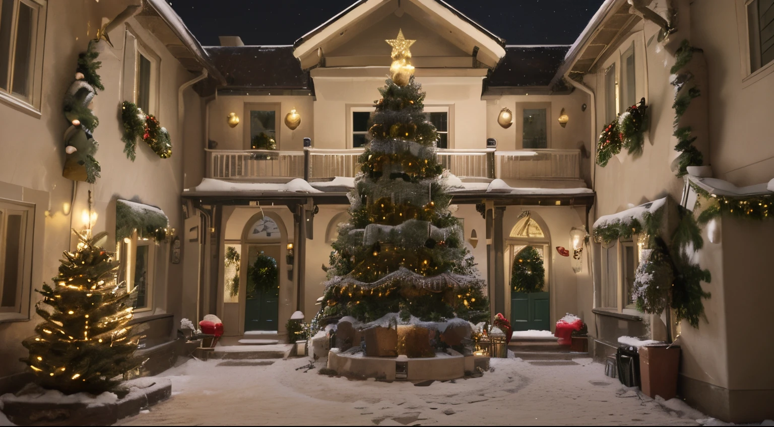 Christmas Courtyard