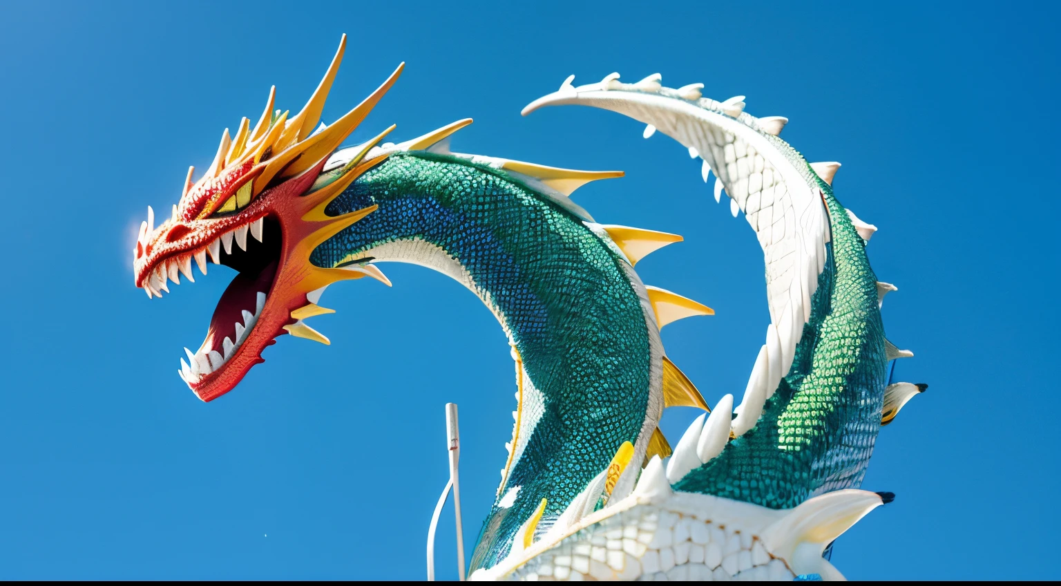 simple、cool、Japanese、illustratio、two dragons rise upwards