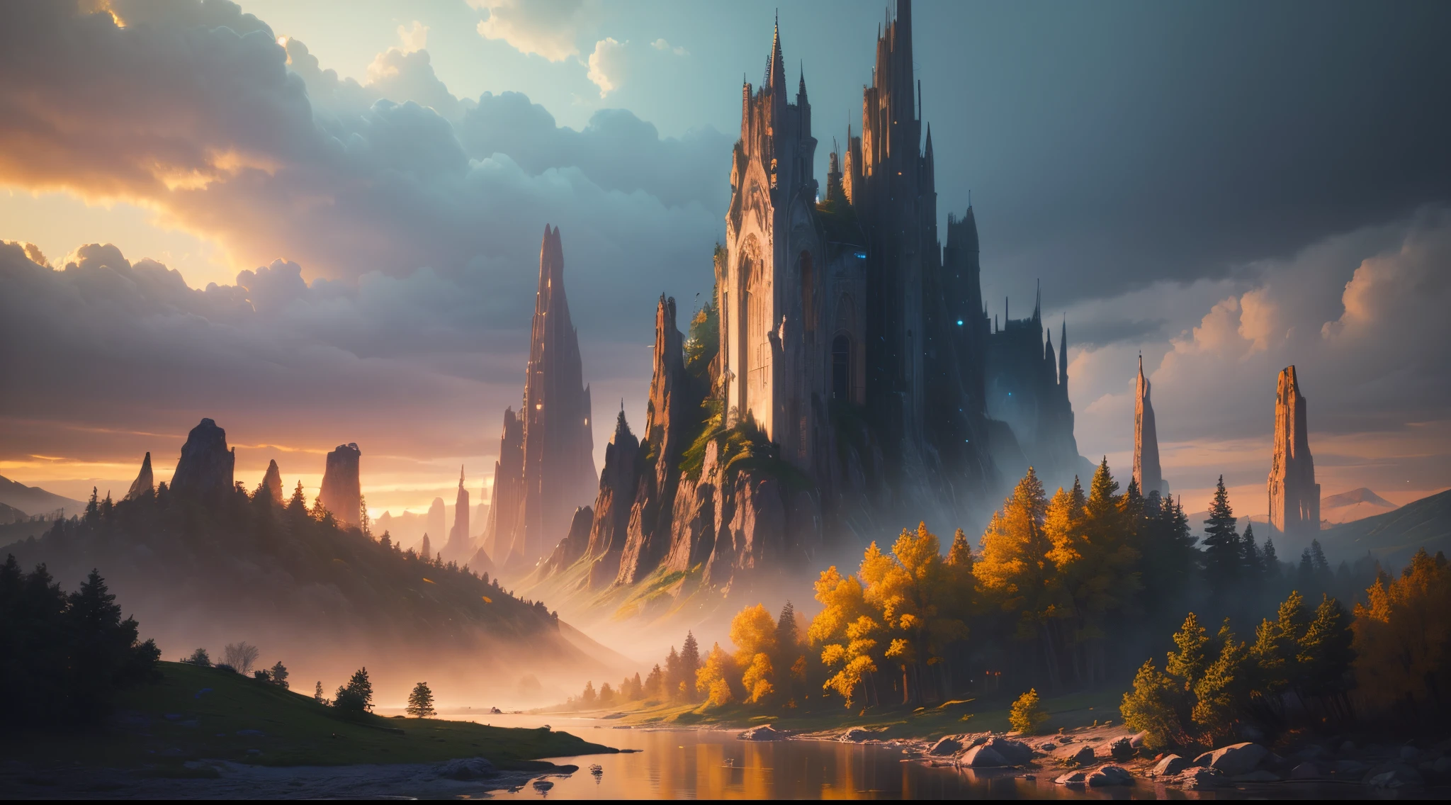 (best quality,4k,8k,highres,masterpiece:1.2),ultra-detailed,realistic,physically-based rendering,professional,vivid colors,bokeh,oil painting,abstract style,surreal atmosphere,landscape,texture,brush strokes,harmonious color palette,ethereal lighting