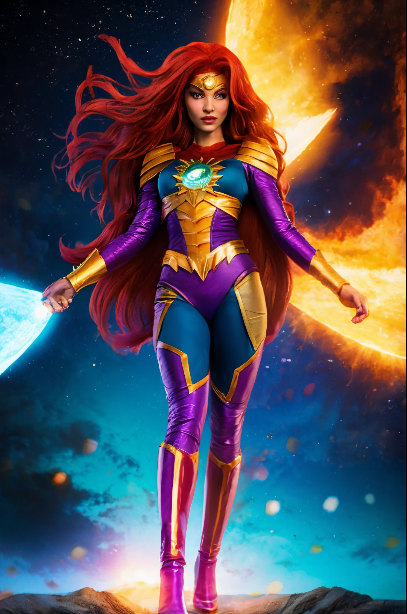 Starfire superheroine