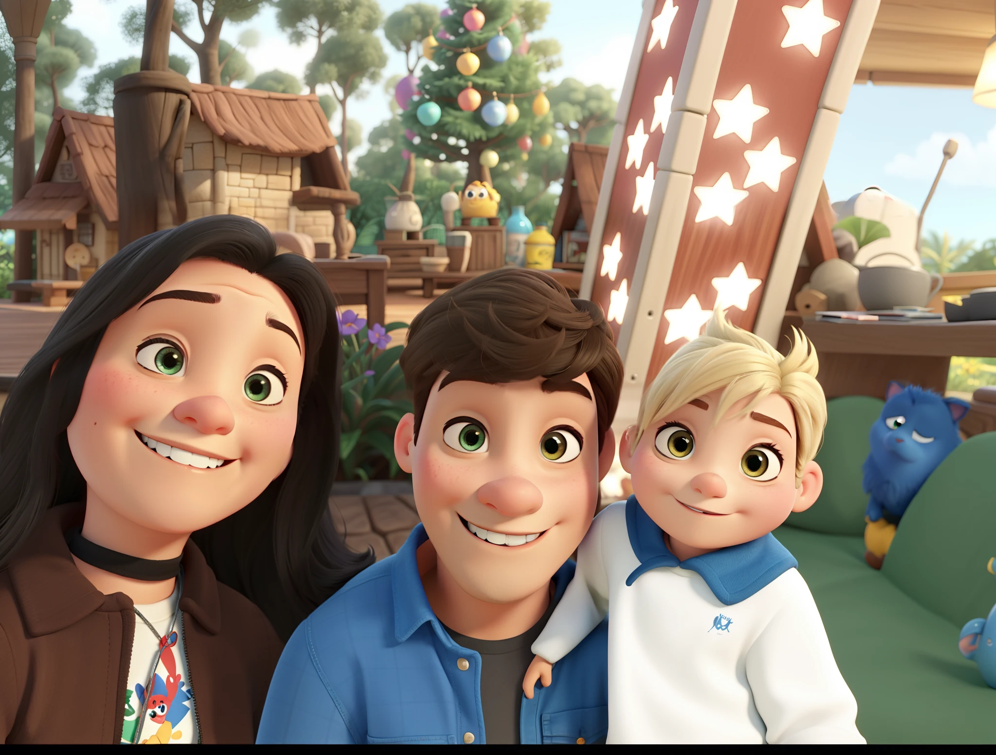 Gerar uma imagem disney pixar usando imagem carregada