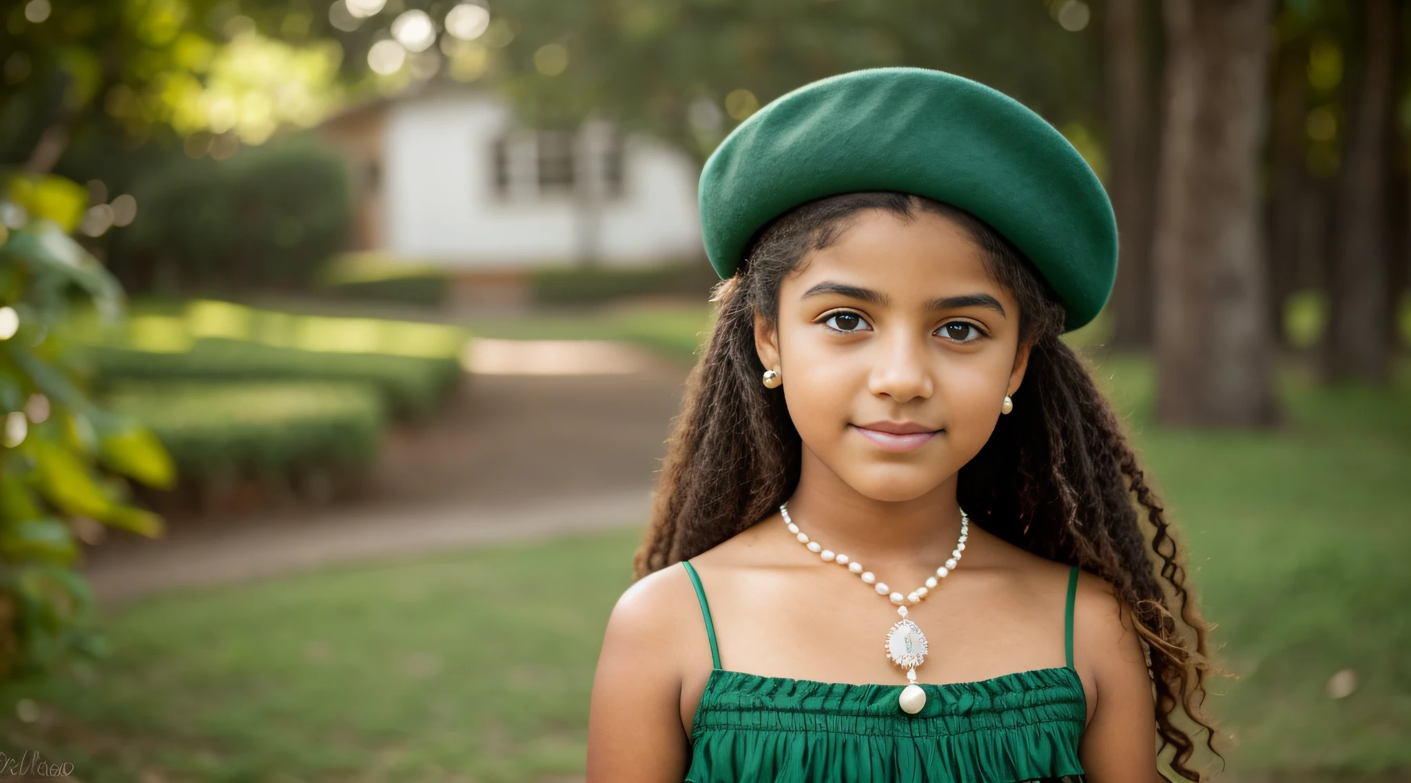 arafa girl wearing a green beret with a pearl brooch, lindo modelo jovem, usando uma boina, usando uma boina francesa, Rapariga, jovem bonita, menina bonito, Retrato da princesa, menina elegama boina grande, color studio portrait, Boinas, modelo bonito da menina, retrato jonina, modelo muito bonetrato de uma princesa