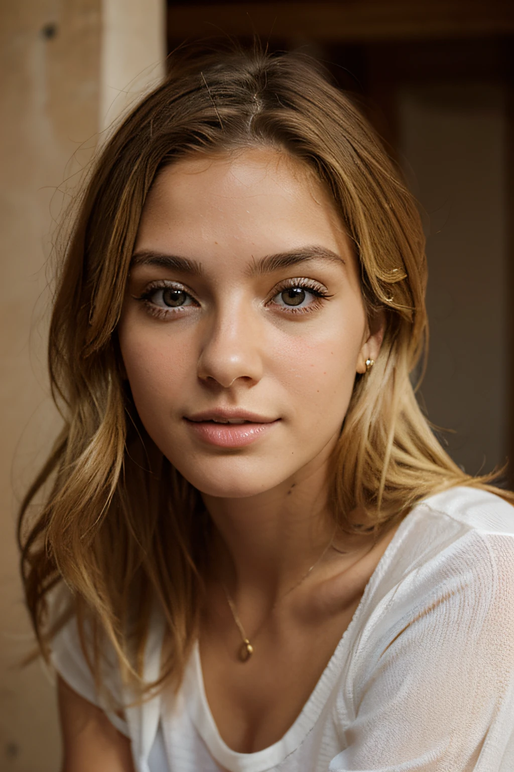 spanish blonde girl, 21-year-old
