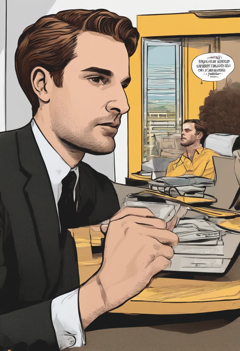 A photo of Spiegel, man, reviewing the latest user privacy features on Snapchat,original,Evan Spiegel, white male, short brown hair, cleft chin, male