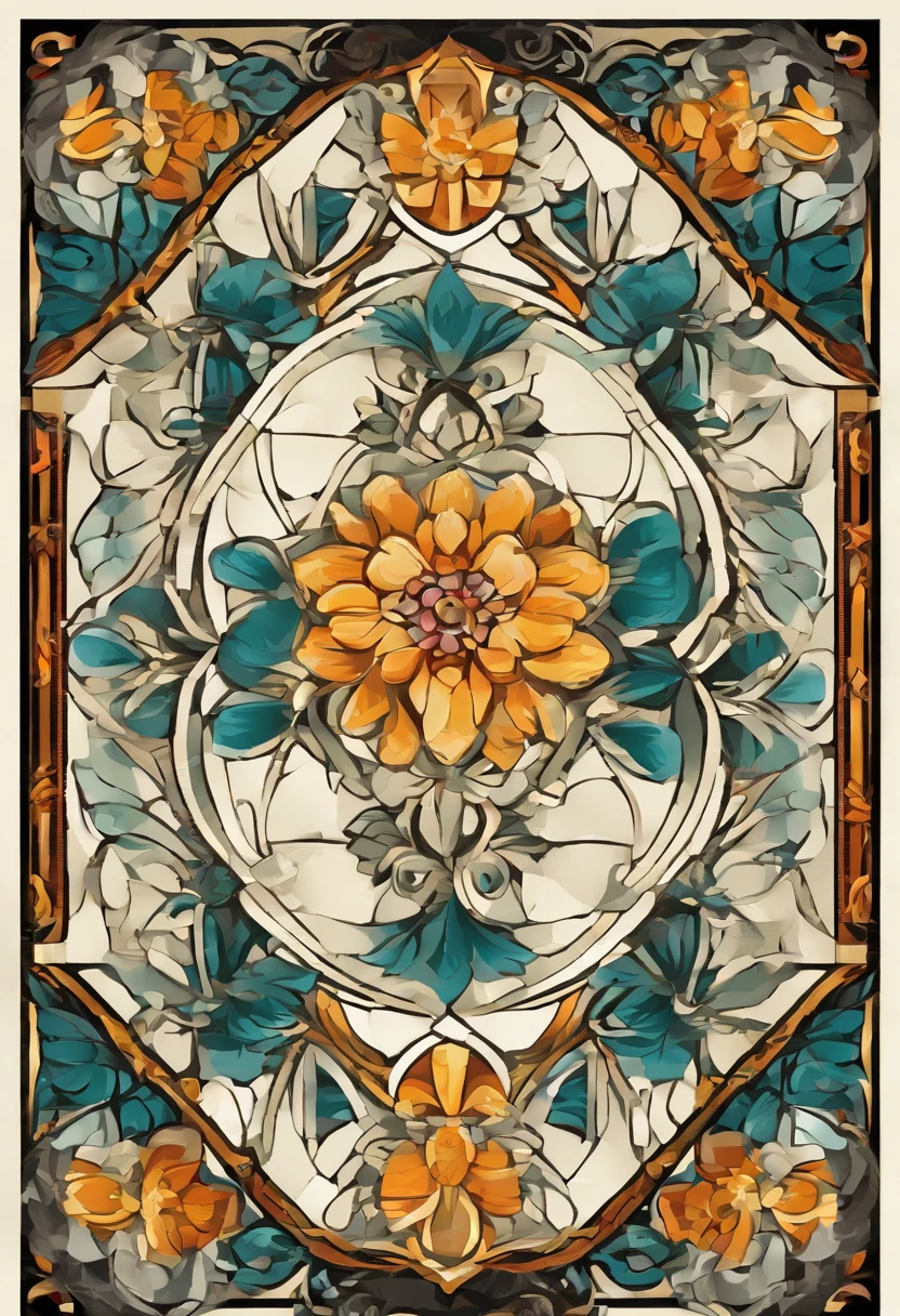 FLOWERS MOSAIC, FULL HD, hight quality