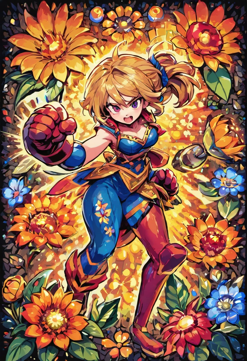 FLOWERS MOSAIC, FULL HD, hight quality