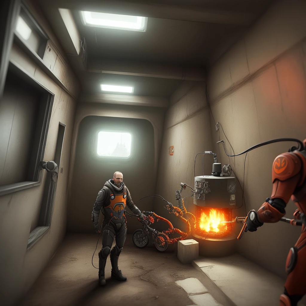 Let's imagine that half life 1 was created in soviet style