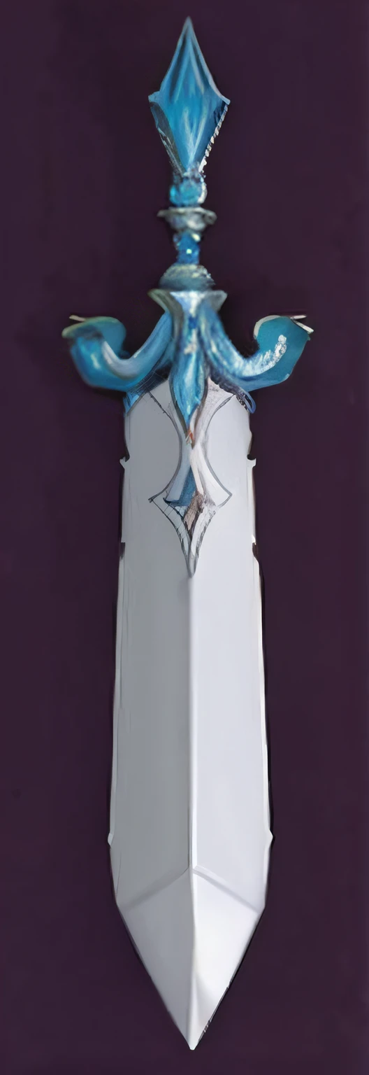 espada realista rpg cor vermelha