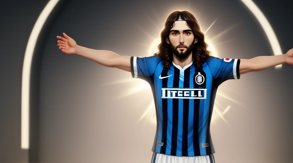 jesus wearing a inter milan kit