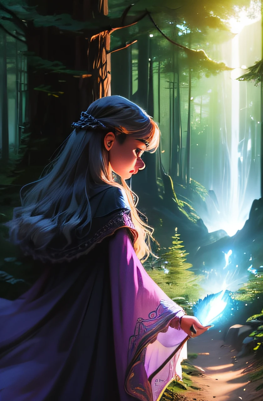 A hidden power, within Luna's (girl) grasp,
In the rhythm of discovery, a magical clasp.
The Enchanted Forest, a realm so vast,
In the heart of the journey, the magic would last.