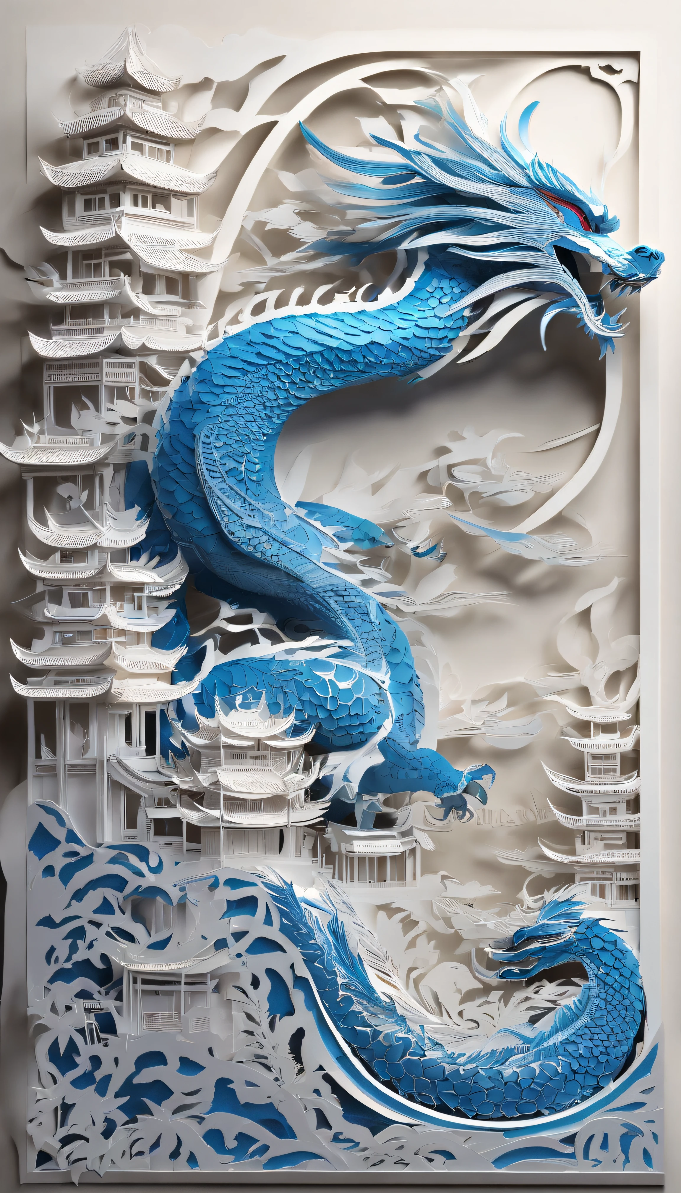 best composition、masutepiece、blue dragon、Thang Long、ass hole up