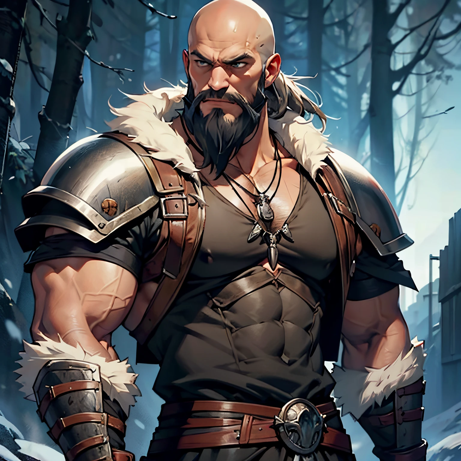 Very very angry face, best quality, 4k, snowy, better