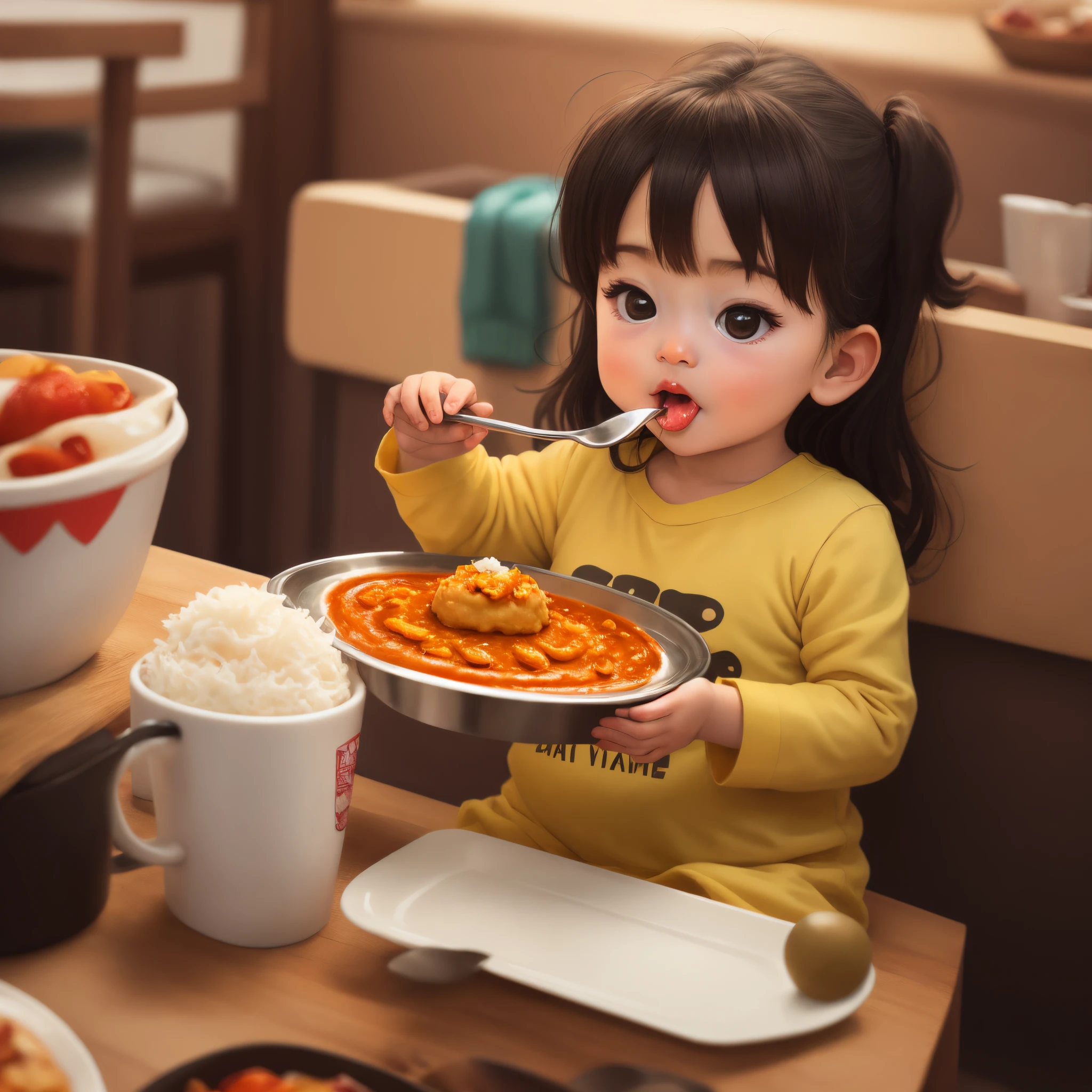 eating Namaste Brand momo