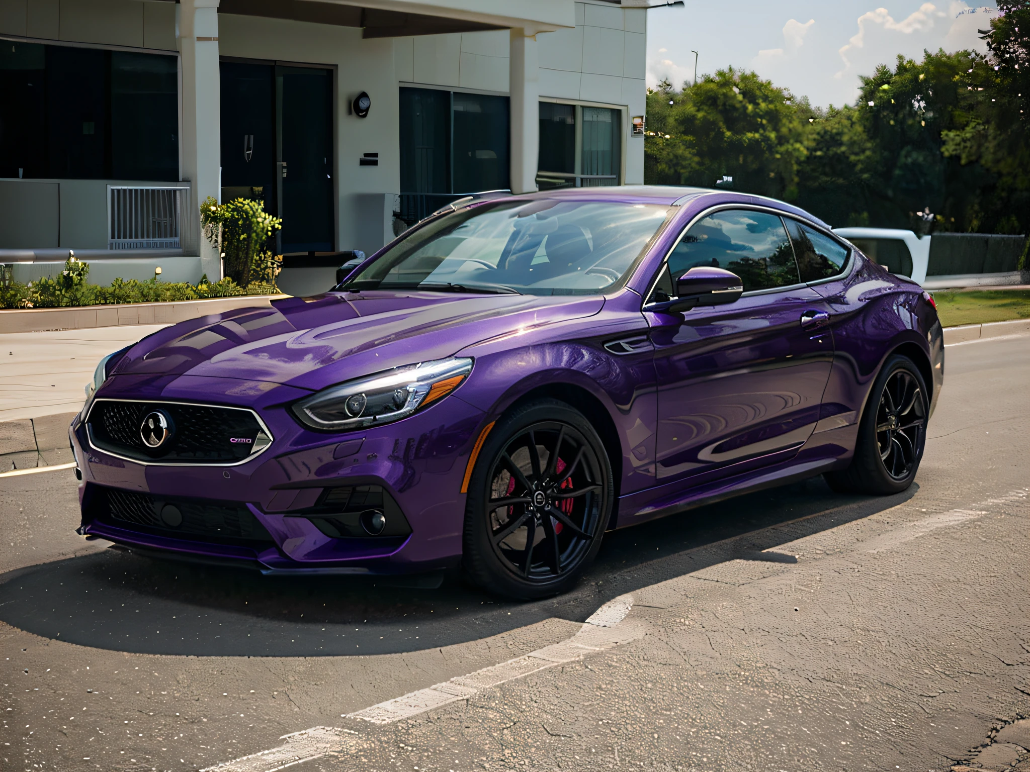 carro roxo