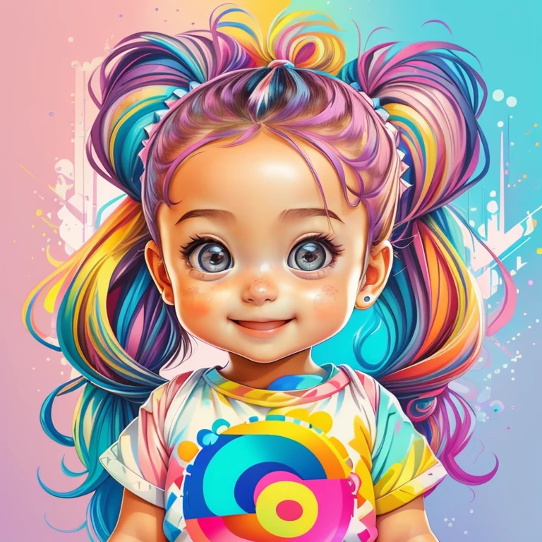 (cute with ponytails smiling with cars),(melhor pose),(best angle), (better expression), Eduardo Kobra acolchoamento ,multidimensional geometric wall PORTRAIT, arte, Chibi,
Yang08k, lindo, Colouring,
Primary works, qualidade superior, melhor qualidade, Arte Oficial, Beautiful and Aesthetic, pelos coloridos,