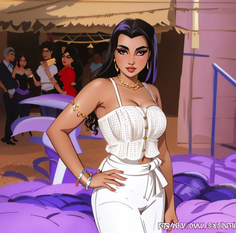 mulher araffe com saia branca e top curto posando para uma foto, Mulher de 30 anos de Cuba, Parece Fabiula Nascimento, Malika Favre, Alanis Guillen, imagem vazada, taken in the early 2020s, andrea rocha, Directed by: Nandor Soldier, Caroline Gariba