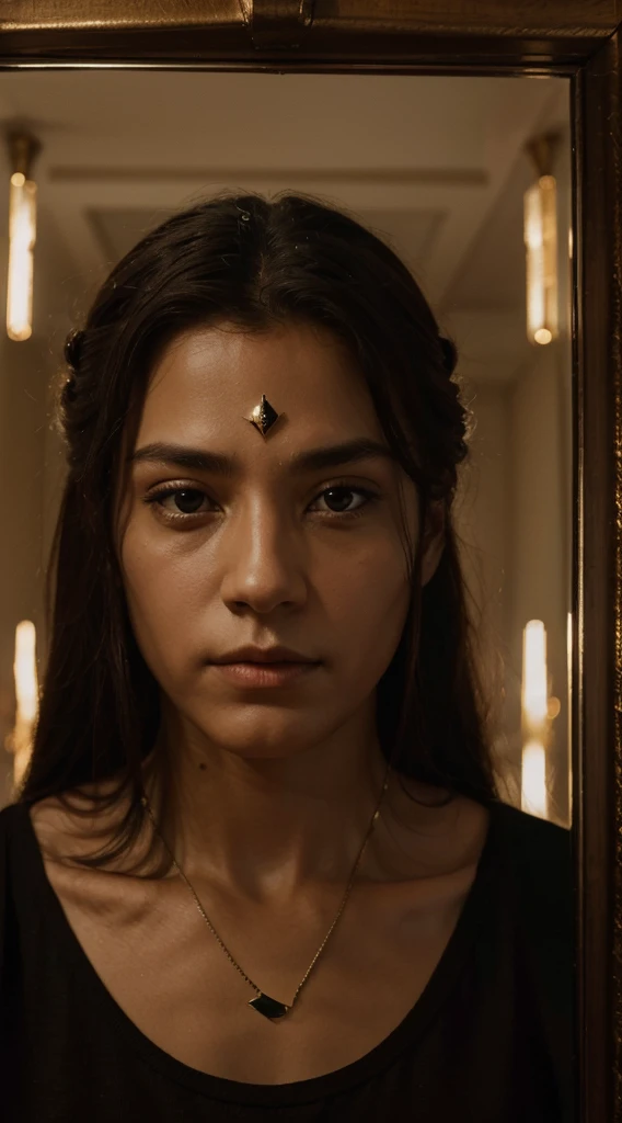 An image portraying the reflection of the kingdom in King Holds' eyes, symbolizing his deep connection to his people.
8k, best quality
