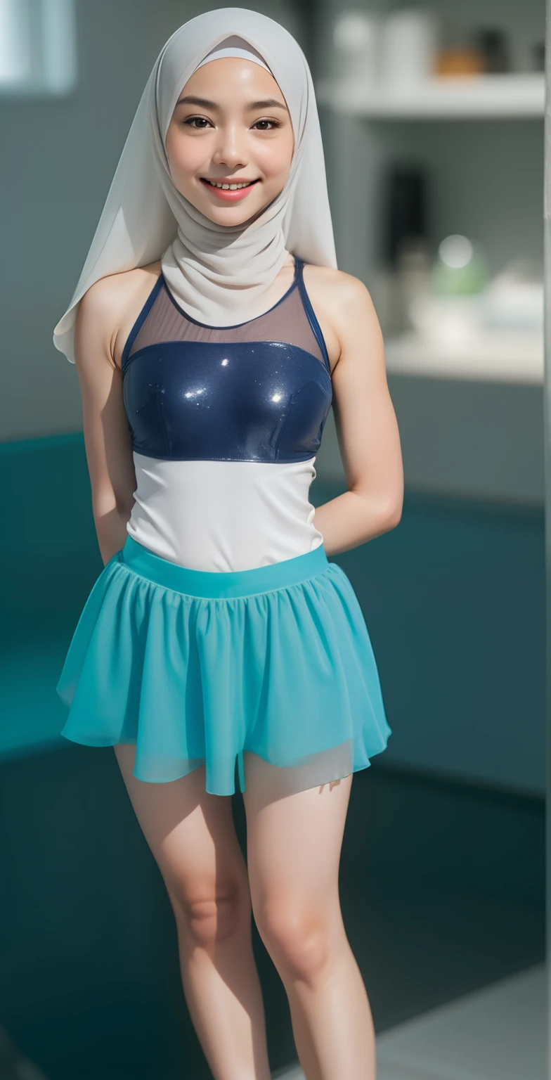 HIJAB MALAY GIRL, masutepiece, High quality, UHD 32K, Realistic face, Realistic skin feeling , A Japanese Lady, , Little Girl and baby-like face, Women's Competition One-Piece Swimsuit, Sitting, itting open legs, Spread Leg, Yor, cum shots, cum on chest, (((facials))), (((Smile))), (((FLAT CHEST))), (((OPEN MOUTH))),