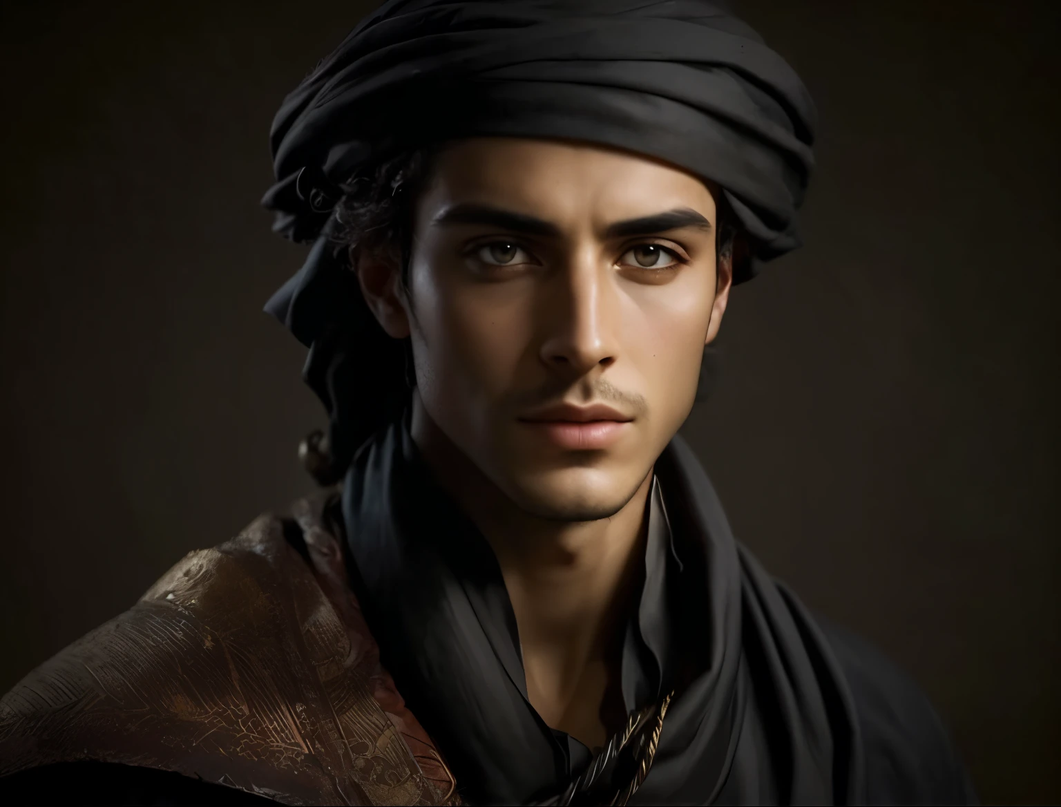 (melhor qualidade,4k,8k,Altas,master part:1.2),ultra-detalhado,(Realistic,fotorrealista,photo-realistic:1.37),biblical historical scene,Homem hebreu de com um rosto bonito,belos olhos detalhados,beautiful detailed lips,Hebrew clothing with Egyptian style,Ancient Egypt setting