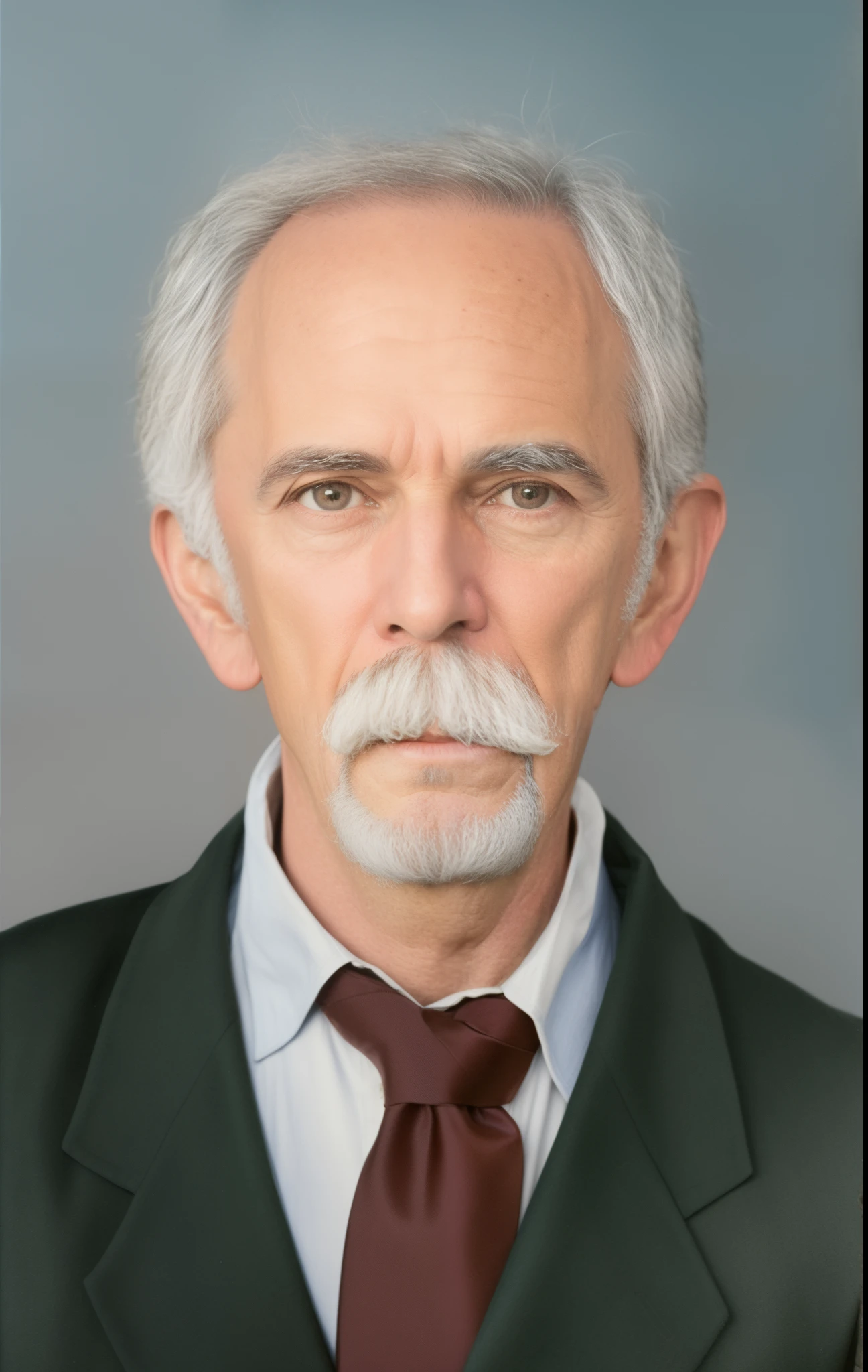 There's a man with a mustache, terno e gravata, inspirado em Samuel F. B. Morse, colorido 1 9 0 4 foto, inspirado em Robert Macaulay Stevenson, retrato colorido detalhado, inspirado em Arnold Franz Brasz, inspirado em Henry Ives Cobb, Jr., foto colorida, inspirado por George Frederick Harris, inspirado em William Holmes Sullivan