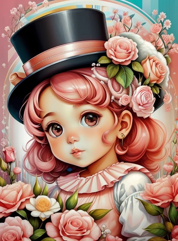 ((|) (cute baby sheep with a pink top hat and flowers) stylized identical to 1940 |)), acolchoamento ,multidimensional geometric wall PORTRAIT, arte, Chibi,
Yang016K, lindo,(( cor vermelha predominante, rosa e branco))
Primary works, qualidade superior, melhor qualidade, Arte Oficial, Beautiful and Aesthetic,), Eduardo Kobra acolchoamento ,multidimensional geometric wall PORTRAIT, arte, Chibo,detalhes