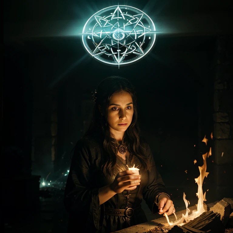 ((mejor calidad)La historia de la magia del caos y sus inicios es rica en profundidad y simbolismo, spanning the creation of the universe, the evolution of energy and the relationship between conscious beings and the supreme being. Here you have a continuation and complement of the narrative:
A medida que la magia del caos evolucionaba, sentient beings began to understand the interconnection of all things in the universe. They discovered that magic could not only be used to manifest personal desires, but also to maintain balance and harmony in the world. Los magos del caos, o caotas, They realized that they had a responsibility to use their power wisely and thoughtfully..
Early practitioners of chaos magic focused on channeling cosmic energies through rituals and meditative practices to align with universal forces.. They created symbols and sigils that represented the different facets of energy and its influence on reality.. These symbols became powerful tools for the Chaotas, allowing them to manipulate and shape reality in unimaginable ways.
Con el tiempo, chaos magic became an art form, una danza entre la voluntad y la creatividad, la luz y la oscuridad. The Chaotas continued to explore the depths of their own mind and spirit., discovering new ways to connect with the supreme being and the eternal flow of energy.
Through introspection and constant practice, Chaos magicians learned to transcend the limitations of conventional perception and achieve a state of expanded consciousness. En este estado, They could tap into the primordial forces of the universe and use their power to create significant changes in the world..
A medida que los caotas perfeccionaban su arte, desarrollaron un profundo respeto por las fuerzas que manipulaban. They understood that irresponsible use of magic could have dire consequences.