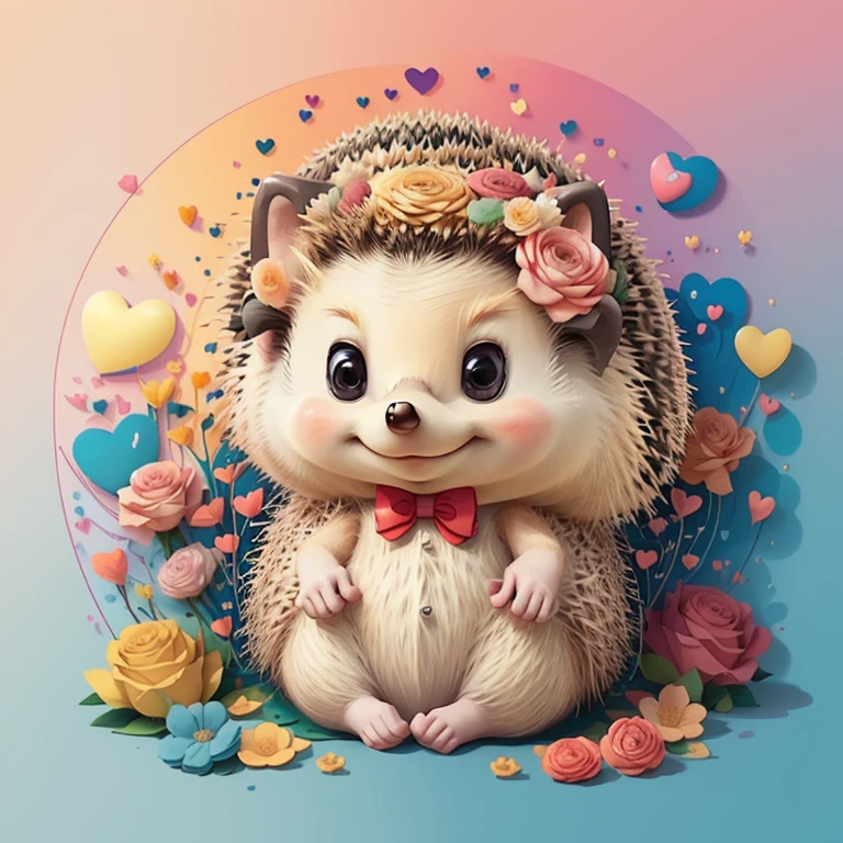 ) ((((cute baby hedgehog with flowers and hearts) ((Mikey)) - Criador: Walt Disney2023) ), ,, ( Walt Disney acolchoamento ,multidimensional geometric wall PORTRAIT, arte, Chibi,
Yang08k, lindo, Colouring,Rose
Primary works, qualidade superior, melhor qualidade, Arte Oficial, Beautiful and Aesthetic,)) ), ,, Walt Disney acolchoamento ,multidimensional geometric wall PORTRAIT, arte, Chibi,
Yang08k, lindo, (Colouring, rosa), amarelo ,azul ,vermelho e branco)
Primary works, qualidade superior, melhor qualidade, Arte Oficial, Beautiful and Aesthetic,