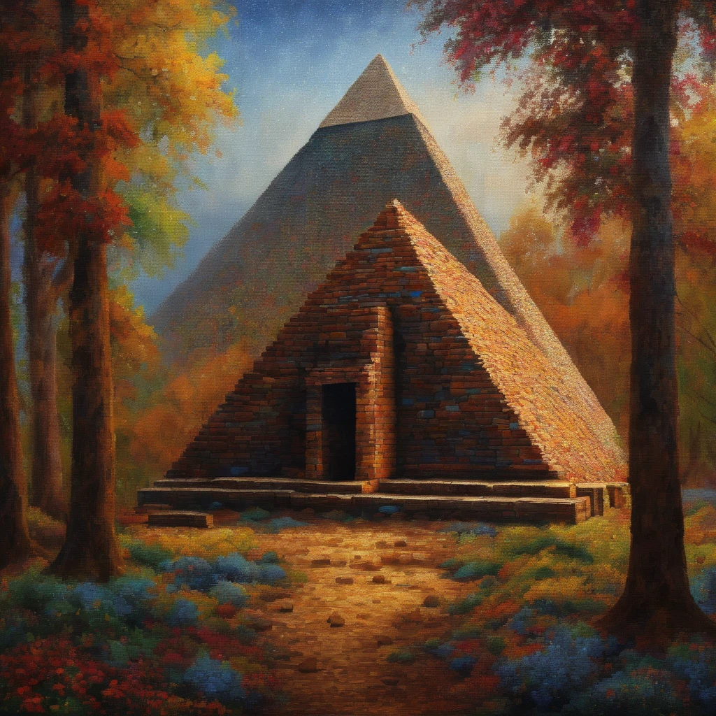 Oldest pyramid made too look like a 1800s log cabin