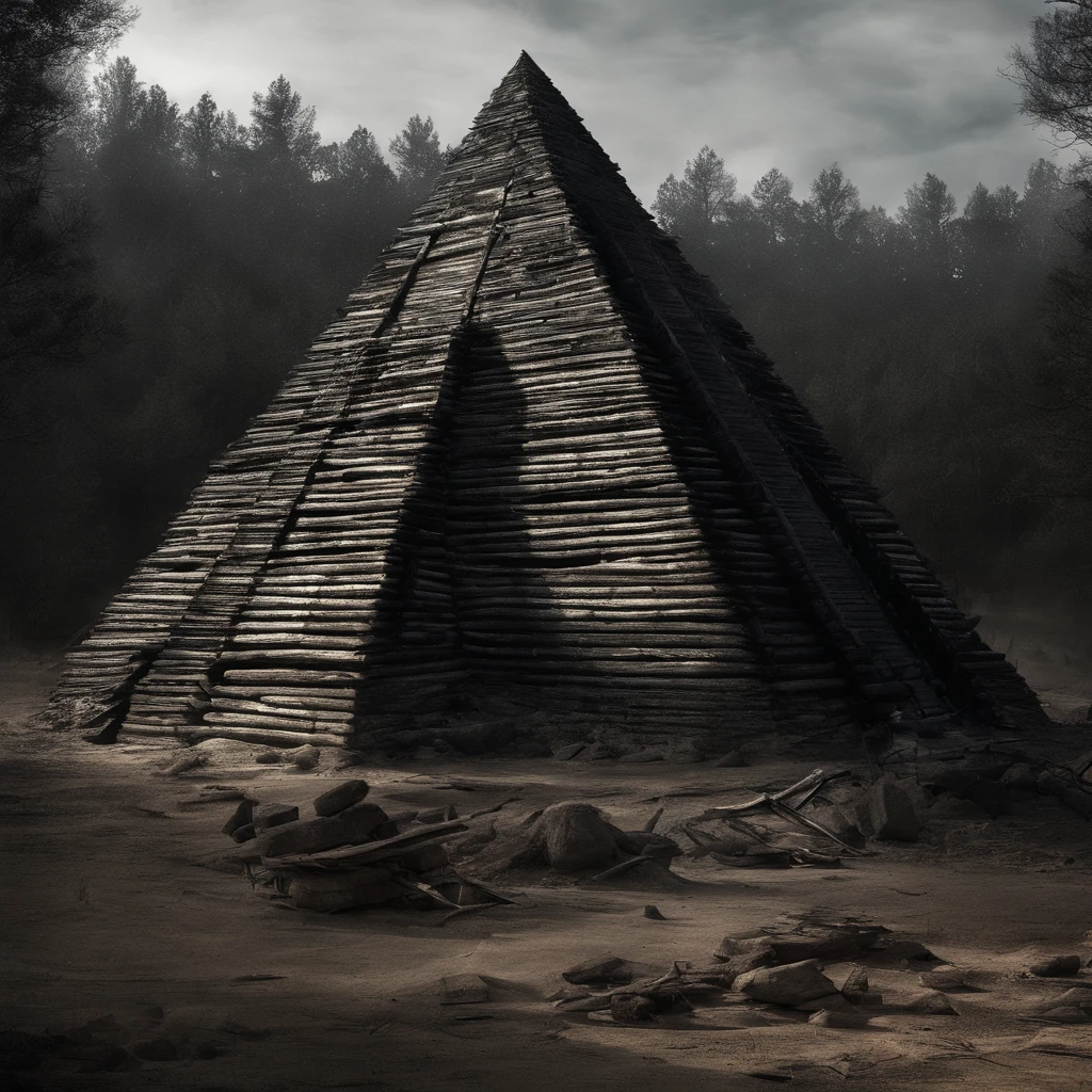Oldest pyramid made too look like a 1800s log cabin